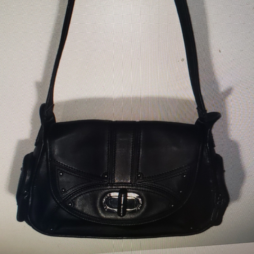 Authentic Billy Bag London Leather SHOULDER Bag All Leather